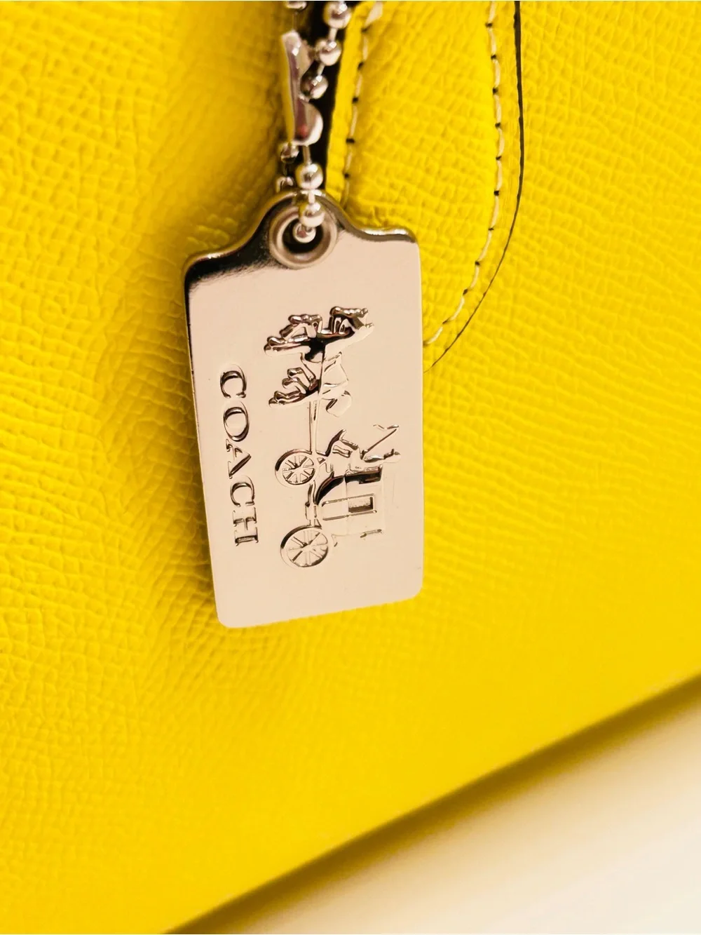 RARE Coach Est. 1941 Horse and Carriage Keychain/ bag Charm